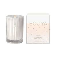 Ecoya Mini Celebration Candle - Special Edition White Musk & Warm Vanilla