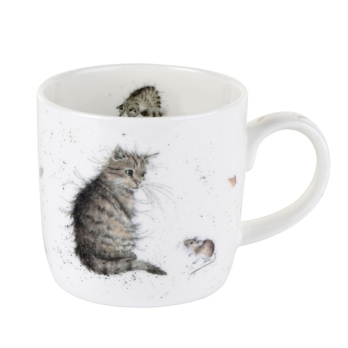 Royal Worcester Wrendale Mug - Cat & Mouse