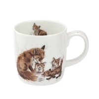 Royal Worcester Wrendale Mug - Bedtime Kisses Foxes