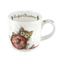 Wrendale Designs By Royal Worcester Christmas Mug - Purrfect Christmas Kitten