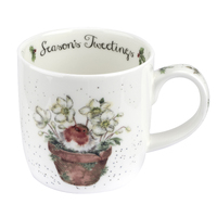 Wrendale Designs By Royal Worcester Christmas Mug - Season Tweetings