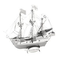 Metal Earth - 3D Metal Model Kit - Golden Hind