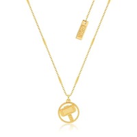 Marvel Couture Kingdom - Thor Hammer Necklace Yellow Gold