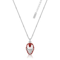 Marvel Couture Kingdom - Iron Man Crystal Necklace Silver