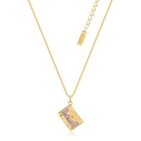 Marvel Couture Kingdom - Tesseract Crystal Necklace Yellow Gold