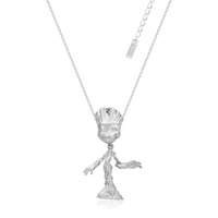 Marvel Couture Kingdom - Guardians Of The Galaxy Baby Groot Necklace Silver