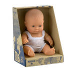 Miniland Baby Doll - Caucasian Boy 21cm