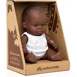 Miniland Baby Doll - African Girl 21cm