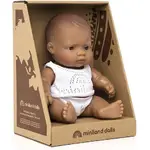 Miniland Baby Doll - Hispanic Boy 21cm