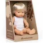 Miniland Baby Doll - Caucasian Boy 38cm