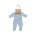 Miniland - Knitted Doll Pyjamas Blue Colour 38cm
