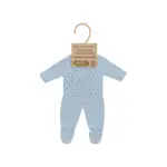 Miniland - Knitted Doll Pyjamas Blue Colour 38cm