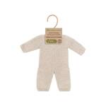 Miniland - Knitted Doll Pyjamas Linen Colour 38cm