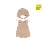 Miniland - Knitted Doll Romper & Bonnet 38cm
