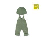 Miniland - Knitted Doll Overalls & Beanie 38cm