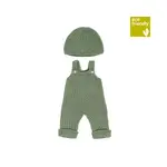 Miniland - Knitted Doll Overalls & Beanie 38cm