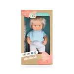 Miniland Baby Doll - My Friends & Me Blonde Caucasian Boy 38cm
