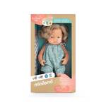 Miniland Baby Doll - My Friends & Me Dark Blonde Caucasian Girl with Vitiligo 38cm