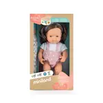 Miniland Baby Doll - My Friends & Me Brunette Caucasian Girl 38cm