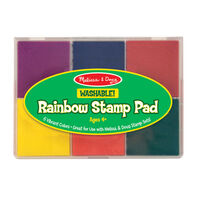Melissa & Doug Rainbow Stamp Pad 6 Colours