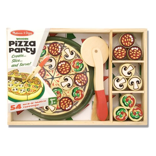 Melissa & Doug - Pizza Party Cutting Food