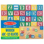 Melissa & Doug Classic Toy - Wooden Abc123 Blocks
