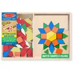 Melissa & Doug Classic Toy - Pattern Blocks and Boards