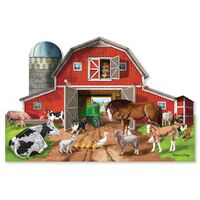Melissa & Doug Floor Puzzle - Busy Barn Yard 32pc