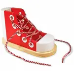 Melissa & Doug Skill Builder - Wooden Lacing Sneaker