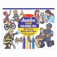 Melissa & Doug Jumbo Colouring Pad - Town