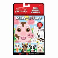 Melissa & Doug On The Go - Reusable Sticker Pad - Farm