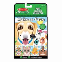 Melissa & Doug On The Go - Reusable Sticker Pad - Pets