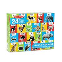 Melissa & Doug Floor Puzzle - Animal Alphabet 24pc