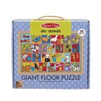 Melissa & Doug Natural Play Giant Floor Puzzle - ABC Animals 35pc