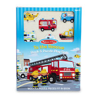 Melissa & Doug Book & Puzzle Play Set - To the Rescue