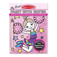 Melissa & Doug My First Paint with Water - Cheerleaders, Flowers, Fairies & More