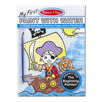 Melissa & Doug My First Paint with Water - Pirates, Space, Construction & More