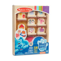 Melissa & Doug Blue's Clues & You - Wooden Handle Stamps Set