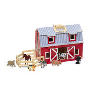 Melissa & Doug Fold And Go - Wooden Barn