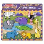 Melissa & Doug Chunky Puzzle - Safari 8pc