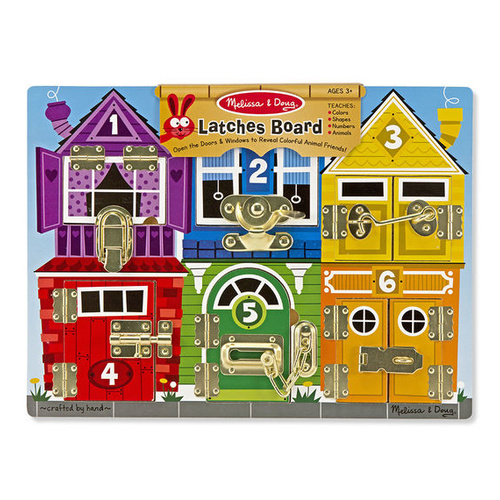 Melissa & Doug Skill Builder - Wooden Latches Board