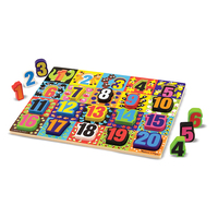 Melissa & Doug Chunky Puzzle - Numbers 20pc