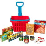 Melissa & Doug Kitchen Play - Fill & Roll Grocery Basket Play Set