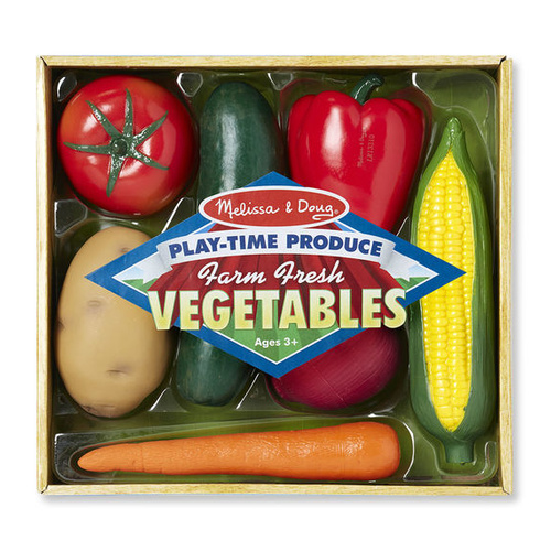 Melissa & Doug Kitchen Play - Play-Time Produce Farm Fresh Vegetables
