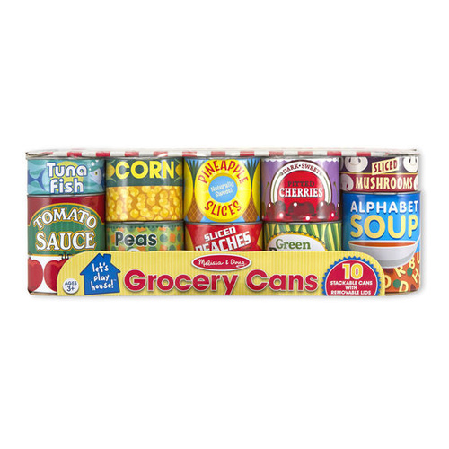 Melissa & Doug Kitchen Play - Grocery Cans
