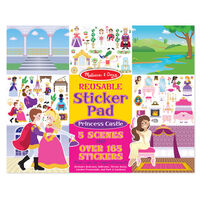 Melissa & Doug Reusable Sticker Pad - Princess Castle