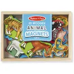 Melissa & Doug Magnetic Learning - 20 Wooden Animal Magnets