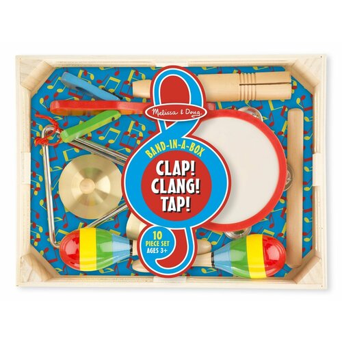 Melissa & Doug - Band-in-a-Box - Clap! Clang! Tap!