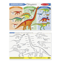 Melissa & Doug Learning Mat - Dinosaurs