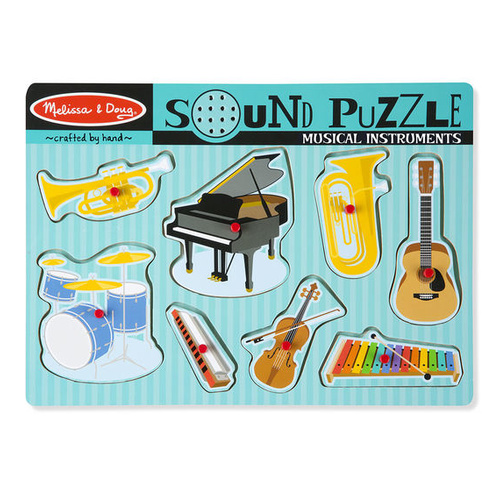 Melissa & Doug Sound Puzzle - Musical Instruments 8pc